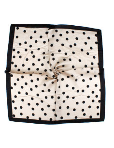 Pañuelo Polka Dots Sand (70x70)