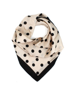 Pañuelo Polka Dots Sand (70x70)