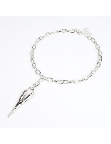 Collar Corbatero de Cadena y Dije