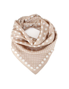 Pañuelo Full Dots Sand (70x70)