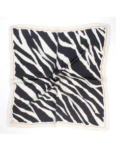 Pañuelo Animal Lines Black (70x70)