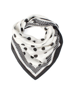 Pañuelo White Dots (70x70)