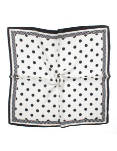 Pañuelo White Dots (70x70)