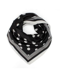 Pañuelo Black Dots (70x70)