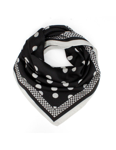 Pañuelo Black Dots (70x70)