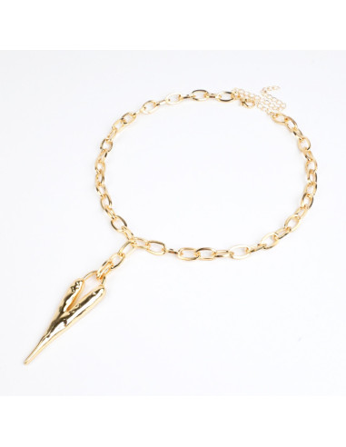 Collar Corbatero de Cadena y Dije