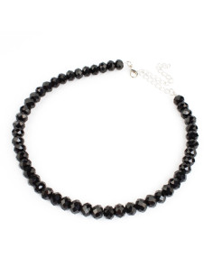 Collar Enhebrado y Rocas de Cristal XL