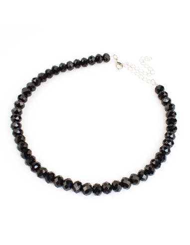 Collar Enhebrado y Rocas de Cristal XL