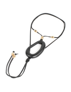 Collar de Gamuza y Dije Acrílico | Infinita Moda