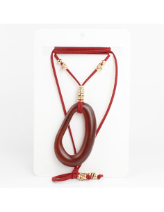 Collar de Gamuza y Dije Acrílico | Infinita Moda