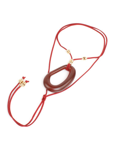 Collar de Gamuza y Dije Acrílico | Infinita Moda