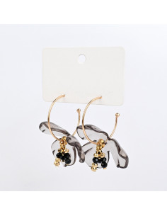 Aro Argolla Crystal Flower