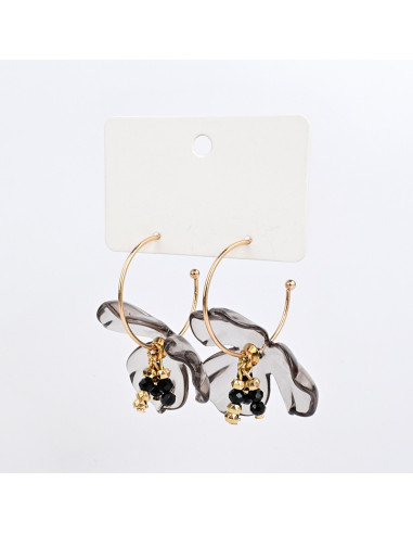 Aro Argolla Crystal Flower