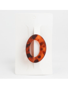 Broche Oval Print Mate