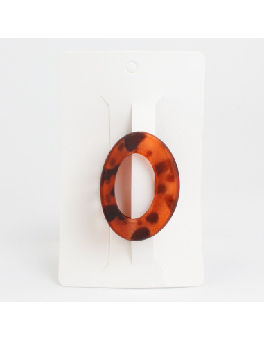 Broche Oval Print Mate