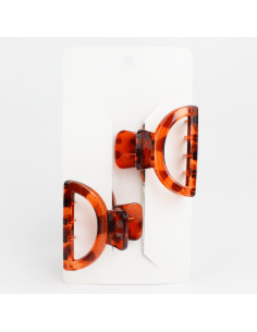 Broche set x2  Classic Print