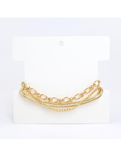 Pulsera de Cadenas Triple