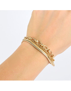 Pulsera de Cadenas Triple