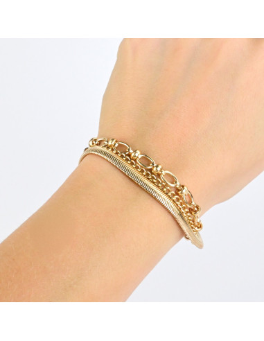 Pulsera de Cadenas Triple