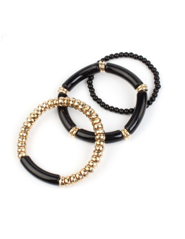 Set de Pulseras x3  Elástica