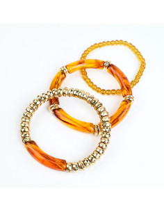 Set de Pulseras x3  Elástica