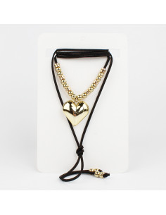 Collar de Gamuza y Dije de CCB