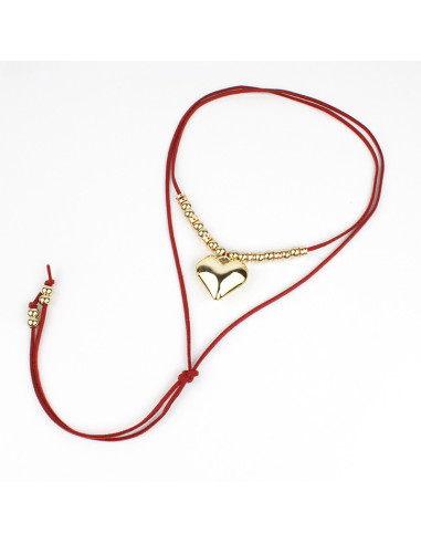 Collar de Gamuza y Dije de CCB