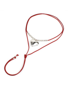 Collar de Gamuza y Dije de CCB