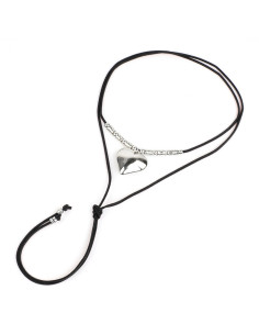 Collar de Gamuza y Dije de CCB