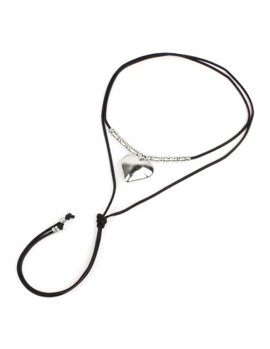 Collar de Gamuza y Dije de CCB