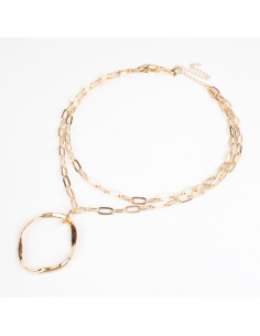 Collar de cadena con dije