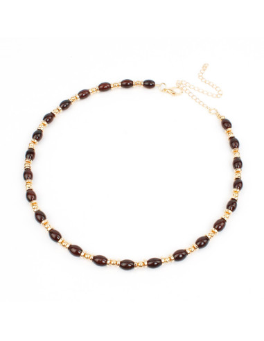 Collar De Cuentas Oval