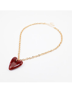 Collar de Cadena y Dije de Acrílico