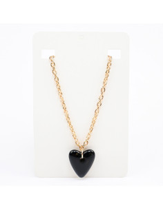 Collar de Cadena y Dije de Acrílico