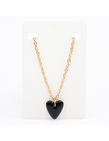 Collar de Cadena y Dije de Acrílico