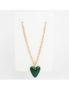 Collar de Cadena y Dije de Acrílico