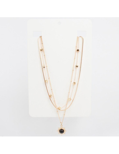 Collar de Cadenas y Dije de Fundición