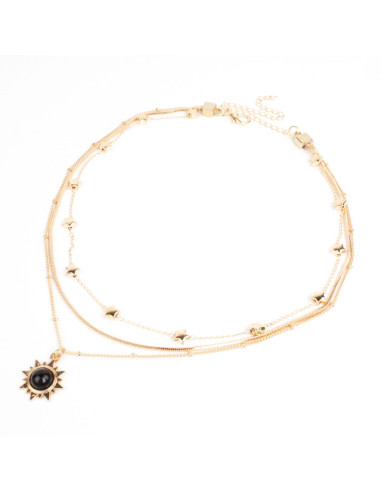 Collar de Cadenas y Dije de Fundición