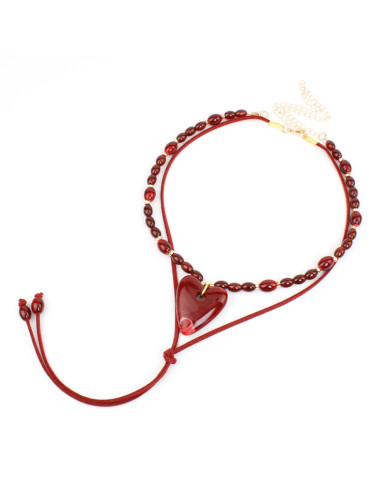 Set de Collares Gamuza y Lenga