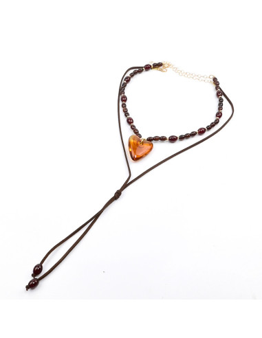 Set de Collares Gamuza y Lenga