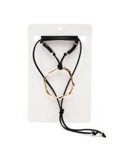 Collar de Gamuza y Dije Boho