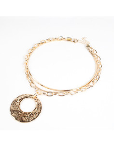 Collar de Cadenas y dije Orgánico