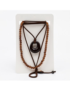 Set de Collares Gamuza y Enhebrado