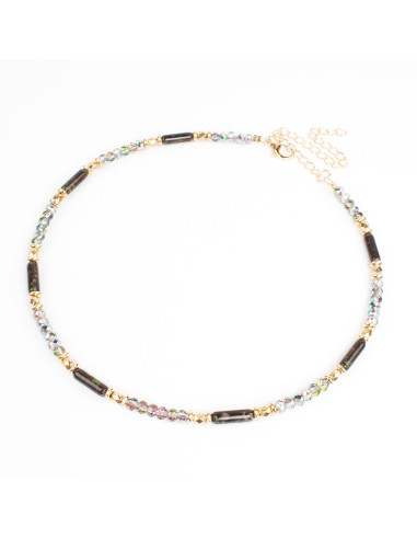 Collar Flexible de Roca de Cristal