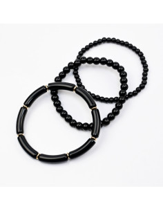 Set de Tres Pulseras Elásticas
