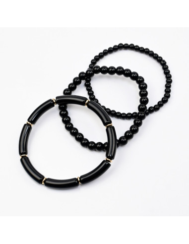 Set de Tres Pulseras Elásticas