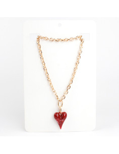 Collar Cadena y Dije Resina