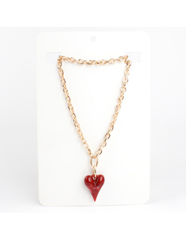 Collar Cadena y Dije Resina