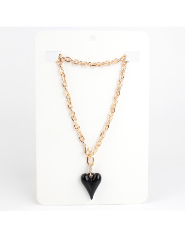 Collar Cadena y Dije Resina