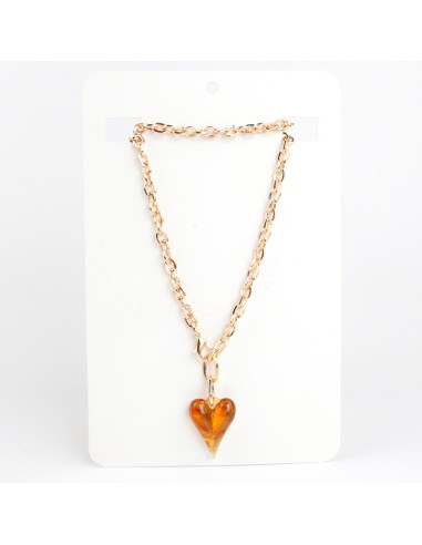 Collar Cadena y Dije Resina